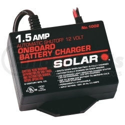 SOLAR 1002 1.5 Amp Underhood 12V Automatic Battery Charger