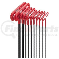 Eklind Tool Company 53610 10 Piece 6" SAE Cushion Grip T-Handle Hex Key Set