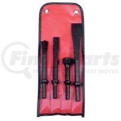 K-Tool International KTI-81900 4 Piece Pneumatic Bit Set in a Pouch