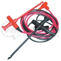 E-Z Hook 633XEL-48R/B TEST LEADS XEL SHROUDED R. ANGLE STD BANANNA PLUG