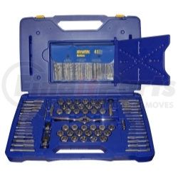 Hanson 1813817 116 Piece Tap/Die/Drill Deluxe Set with PTS Handle