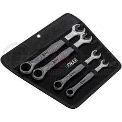 Wera Tools Llc 05073290001 4 Piece Joker Metric Ratcheting Combination Wrench Set