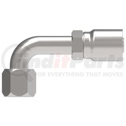 Weatherhead 06905E-665 Eaton Weatherhead 069 E Series Crimp Hose Fittings JIC 37 Female Swivel 90 Tube Elbow