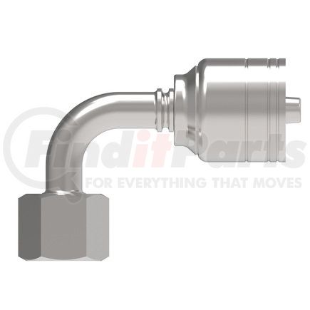 Weatherhead 04Z58D Eaton Weatherhead Z Series Crimp Hose Fittings Female Swivel DIN 24 Seat 90 Light