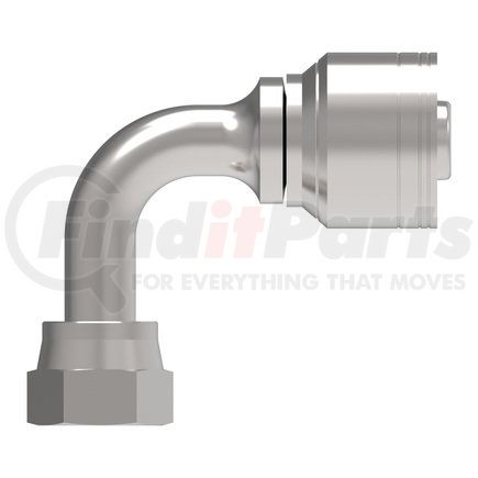 Weatherhead 04ZJ34 Eaton Weatherhead Z Series Crimp Hose Fittings Female ORS Swivel Medium Drop 90 Elbow