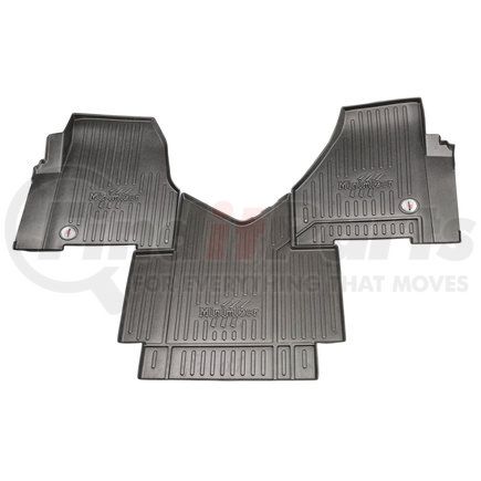 Minimizer 103739 Floor Mats - Black, 3 Piece, Auto Transmission, Front, Center Row, For Freightliner