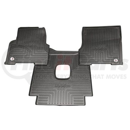 Minimizer FKVOLVO1MB Floor Mats - Black, 3 Piece, Manual Transmission, Front, Center Row, For Volvo