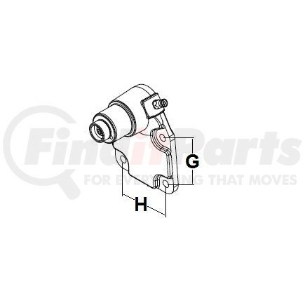 Navistar HOR994976 DM Advantage Journal Bracket Assembly