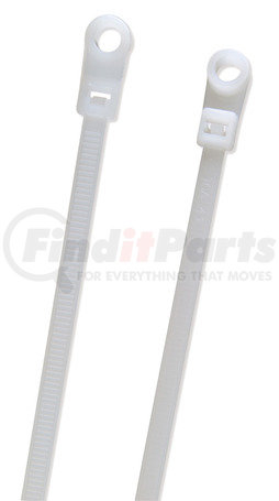 Grote 83-6104 Nylon Cable Ties - Screw Mount, 8" Length, 100 Pack