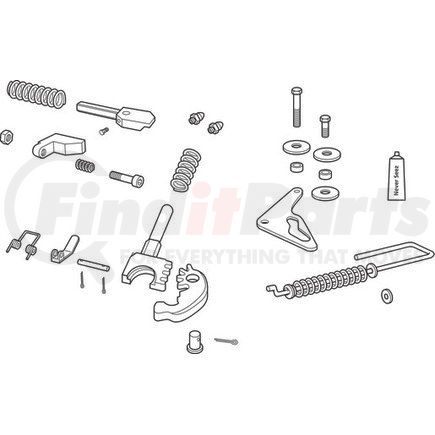 SAF-HOLLAND RK-62001 Holland Style LH (Roadside Release) Fifth Wheel Rebuild Kit