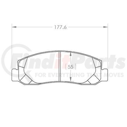 Performance Friction 133310 Disc Brake Pads Performance Friction Z Rated