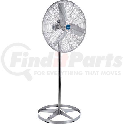 Global Industrial HVP-30SS Global Industrial&#8482; 30" Washdown Rated Stainless Steel Pedestal Fan, 9600 CFM, 1/3 HP