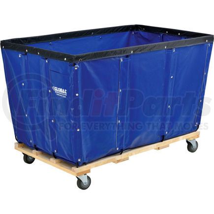 Global Industrial 800362BL Global Industrial&#8482; KD, 24 Bushel, Blue Vinyl Basket Bulk Truck