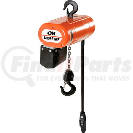 Columbus McKinnon 2095 CM&#174; Shopstar 1/4 Ton, Electric Chain Hoist, 10' Lift, 8 FPM, 115V