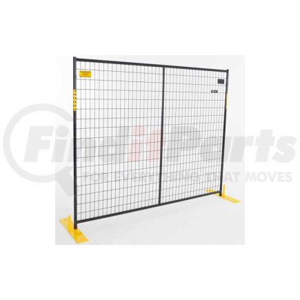 Jewett Cameron Companies RF 10005 - 8 Perimeter Patrol&#153; Welded Steel Powder Coat Fence - 8 Panel Kit