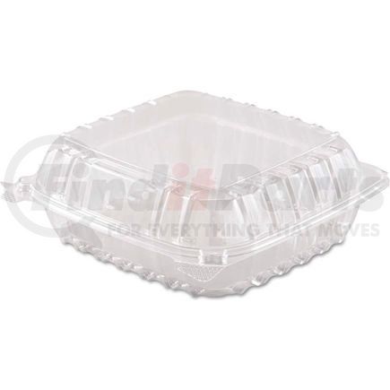 United Stationers C90PST1 Hinged Lid Plastic Containers 8-3/10" x 8-3/10" x 3" 1 Compartment - 250 Pack