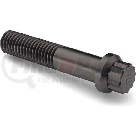 Earnest 716168P 5/8-11 x 2-3/4" 12 Point Flange Screw - 170M PSI - Steel - Plain - Partial Thread - UNC - Pkg of 5