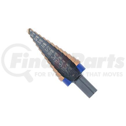 IRWIN TOOLS 10234CB Unibit Cobalt Step Drill-4 12 Hole Sizes (3/16"-7/8"), 1/16" Increments