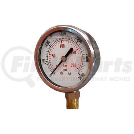 Dynamic Fluid Components, Inc CF1P-210A Dynamic 2 1/2 " Fluid Glycerine Filled Pressure Gage Stem 3000 PSI