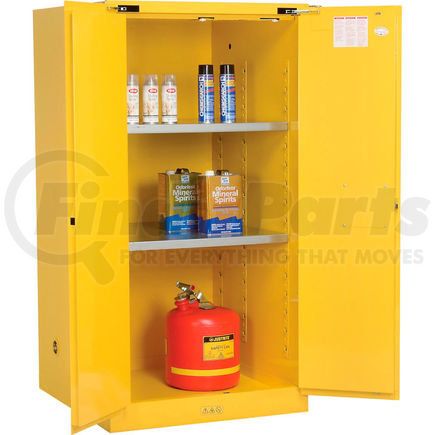 Justrite 896020 Justrite Flammable Cabinet With Self Close Double Door 60 Gallon