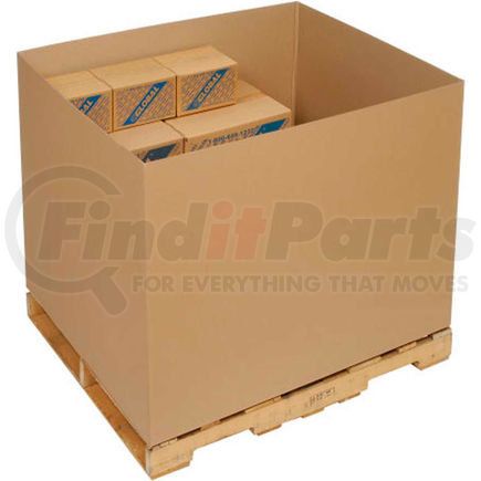 The Packaging Wholesalers BSCGAYLORDDW Double Wall Gaylord Bottoms 48" x 40" x 36" 275# DW/ECT-48 Kraft