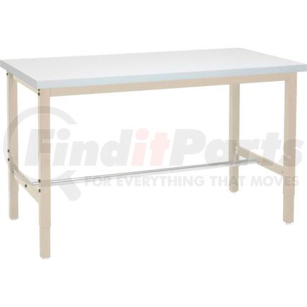 Global Industrial 606975TN Global Industrial™ 48"W x 36"D Production Workbench - Plastic Laminate Square Edge - Tan