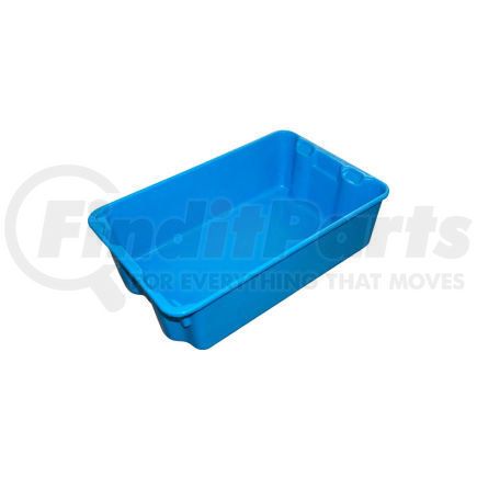 Molded Fiberglass Companies 780308-5268 Molded Fiberglass Nest and Stack Tote 780308 - 19-3/4" x 12-1/2" x 6" Blue