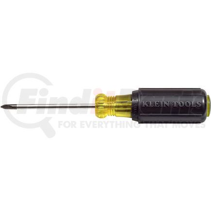 Klein Tools 603-3 Klein Tools&#174; #1 Phillips Screwdriver 3" Round Shank 603-3