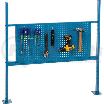 Global Industrial 249716BL Global Industrial&#153; Panel Kit for 48"W Workbench - 36"W Pegboard, Mounting Rails & Uprights Blue