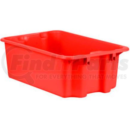 Schaeffer Material FB231508.RD1 Schaefer Stack & Nest Tote FB601 - 23"L x 15"W x 8"H - Closed Handles - Red