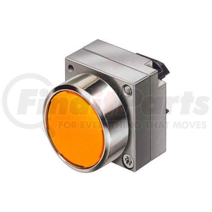 Siemens 3SB3501-0DA01 Siemens 3SB3501-0DA01 Pushbutton, Maintained, Amber, Flush Cap, Single Operator, Round Metal