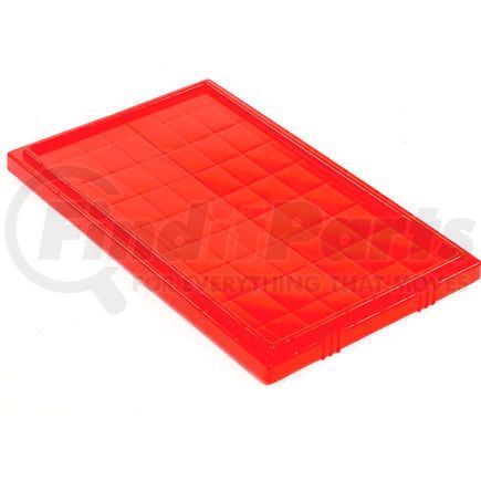 Quantum Storage Systems LID201RD Global Industrial&#153; Lid LID201 for Stack and Nest Storage Container SNT200, Red