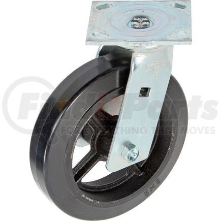 Casters, Wheels & Industrial Handling 1418-8 Faultless Swivel Plate Caster 1418-8 8" Mold-On Rubber Wheel
