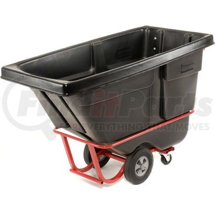 Rubbermaid FG130500BLA Rubbermaid&#174; Standard Duty Plastic Tilt Truck, 1/2 Cu. Yd. Cap, 850 Lbs. Cap, Black