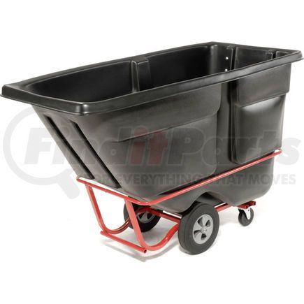 Rubbermaid FG131500BLA Rubbermaid&#174; Standard Duty Plastic Tilt Truck, 1 Cu. Yd. Cap, 1250 Lbs. Cap, Black