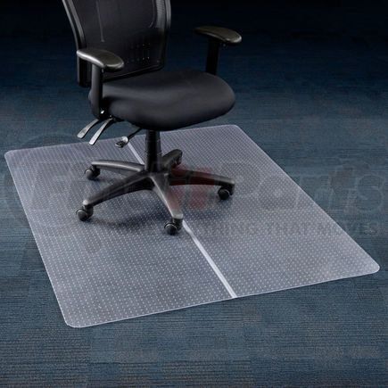 Aleco 120221 Interion&#174; Office Chair Mat for Carpet - 46"W x 60"L - Straight Edge