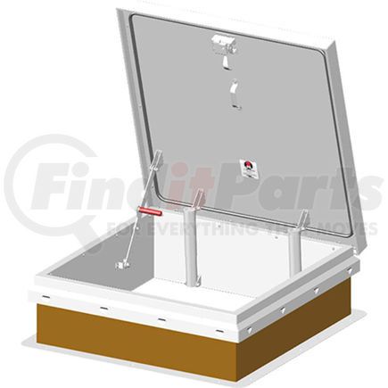 Activar Construction Products Group RHDG-4WT JLIndustries&#174; Diamond Series Galvanized Roof Hatch - 36" W x 36"L