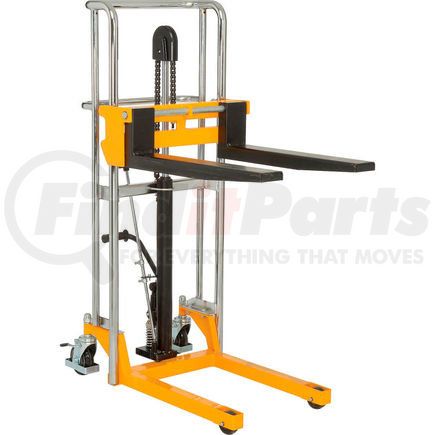 Global Industrial SCGL5002 Global Industrial&#153; Manual Lift Stacker, 47" Lift, 880 Lb. Capacity 