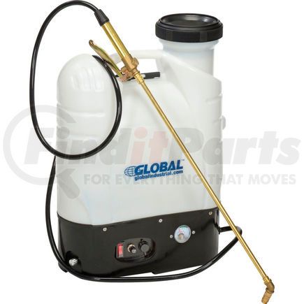 Global Industrial SX-MD15DA Global Industrial&#153; Commercial Duty Battery Operated No Pump Backpack Sprayer W/Brass Wand