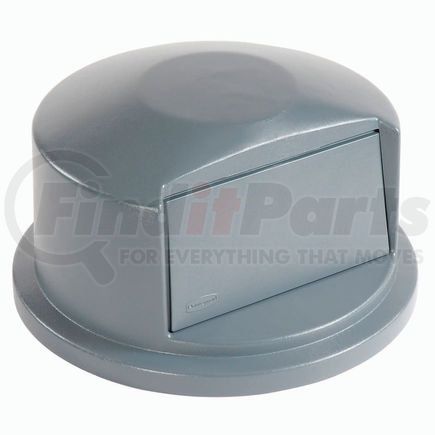 Rubbermaid FG264788GRAY Dome Lid For 44 Gallon Round Trash Container - Gray