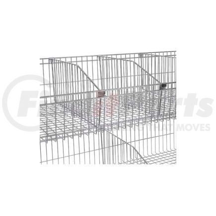 Global Industrial WBD18C Nexel&#174; Wire Shelf Basket Divider, 18"