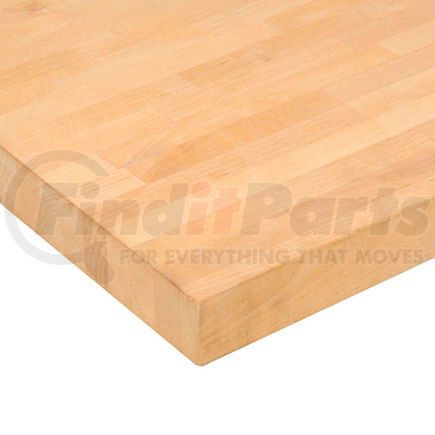 John Boos & Company BKSC770 Global Industrial&#153; Maple Butcher Block Square Edge Workbench Top, 60"W x 30"D x 2-1/4"H