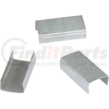 Pac Strapping Prod Inc OST68C Open Steel Strapping Seals, For Use With 3/4" W Steel Strapping Tools - 2,500 Pack