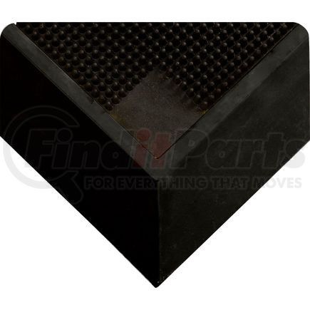 Tennessee Mat Co 222.2.5x32x39BK Wearwell&#174; Tall Wall Sanitizing Footbath Mat 2-1/2" Thick 2-1/2' x 3-1/4' Black