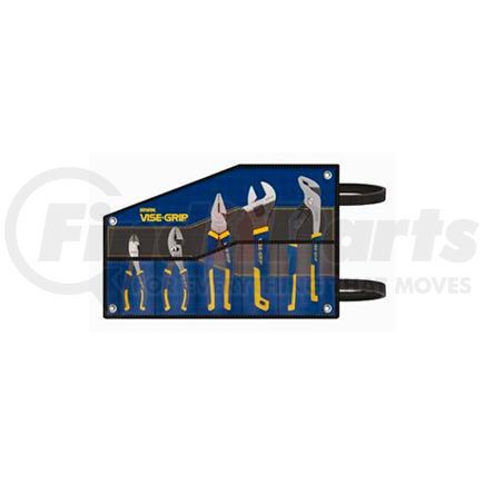 IRWIN TOOLS 2078708 IRWIN VISE-GRIP&#174; 2078708 5 PC. Set (Slip Joint, Diag., Tongue & Groove Linesman, Adj. Wrench)