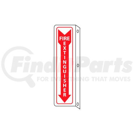 National Marker Company M23FR Fire Flange Sign - Fire Extinguisher