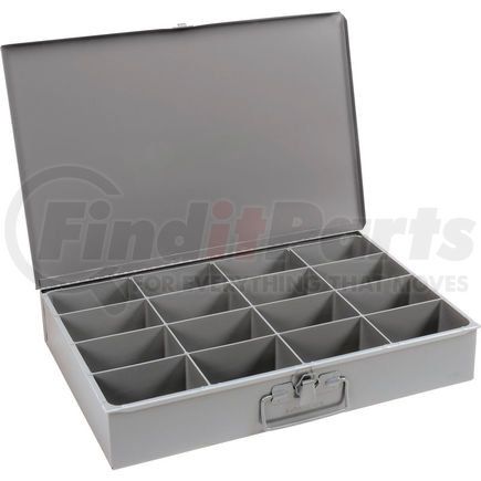 Durham 113-95 Durham Steel Scoop Compartment Box 113-95 - 16 Compartments  18 x 12 x 3