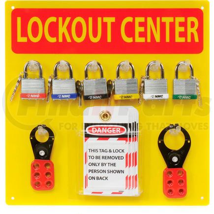 National Marker Company LOB1Y Standard Lockout Center