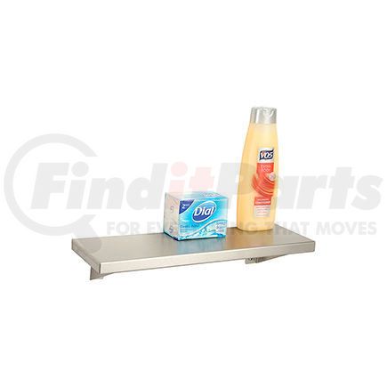 Bobrick B295x16 Bobrick&#174; Stainless Steel Shelf - 16"W x 5"D - B295x16