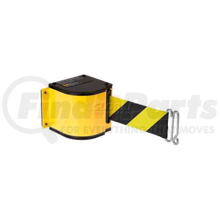 Lavi 50-3016U/YL/18/SF Lavi Industries Warehouse Retractable Belt Barrier, Adj. Mount, Yellow Case W/18' Black/Yellow Belt